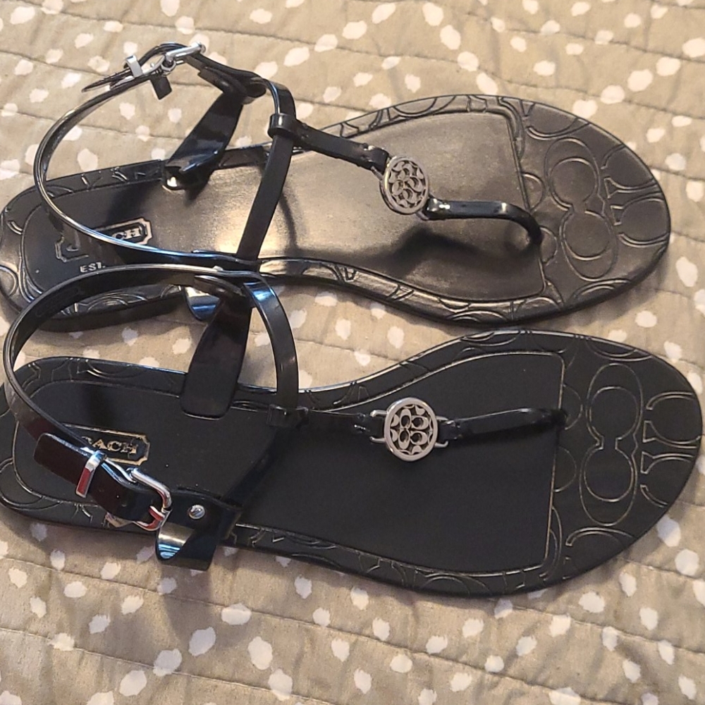 Coach Pansy sandals, size 8